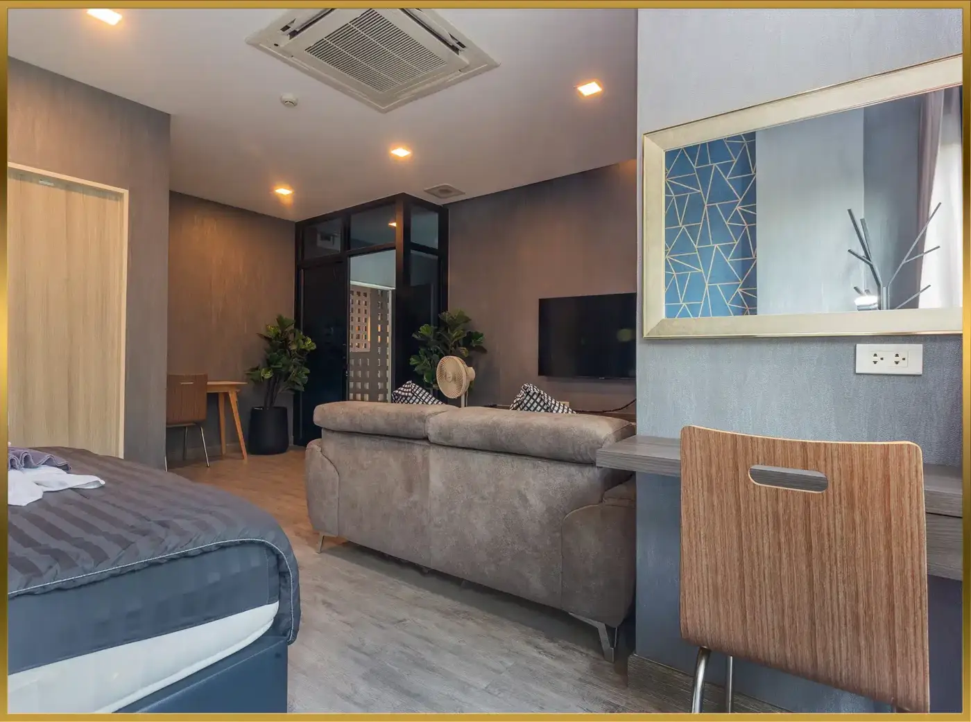 ห้องพัก วี ไอ พี V.I.P เตียงเดี่ยว มุม 3