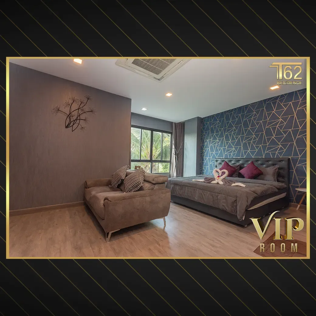 ห้องพัก VIP T62Residence มุมมองห้องนอน